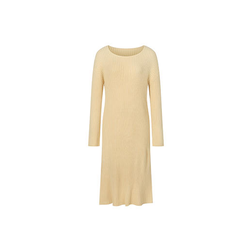 HeyDress方领针织连衣裙法式宽松慵懒感毛衣裙直筒气质裙子 商品图4