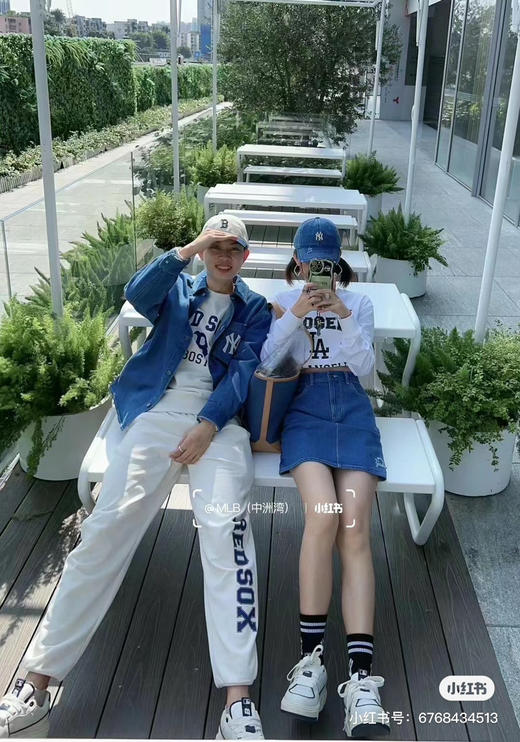 【断码团购】可拆卖套装  工厂特价出  MLB 情侣宽版 学院风卫衣 年龄不设限 商品图7