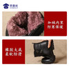 【牛皮软底保暖短靴】加绒保暖棉皮鞋 加厚女款皮靴子 商品缩略图3