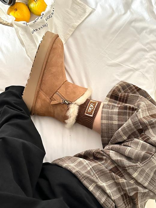 【女款】河南桑坡雪地靴 新款厚底侧拉链35-40码 商品图2