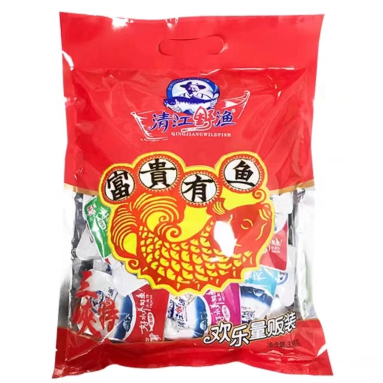 清江野渔小鱼仔量贩装338g