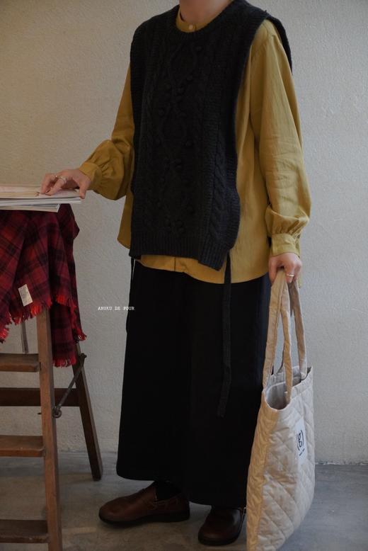 Gauze2色毛衣背心 商品图3