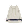 谜底连帽套头卫衣女2023冬新品学院风加厚宽松绣花上衣234MV1557 商品缩略图4