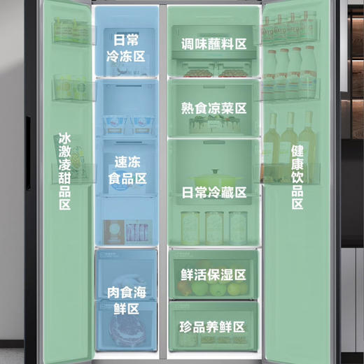 海尔（Haier）冰箱BCD-611WGHSS19SGU1 商品图5