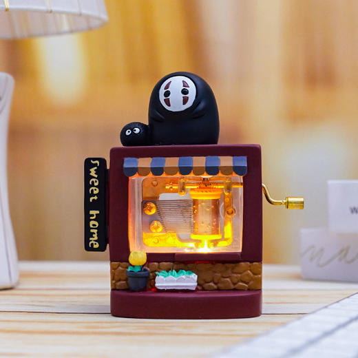 年终大促！【造型可爱有趣！表情生动活泼】创意萌宠音乐会卡通兔子熊手摇音乐盒，惊喜儿童礼物女生房间八音盒，线条圆润 丰富细节 商品图9