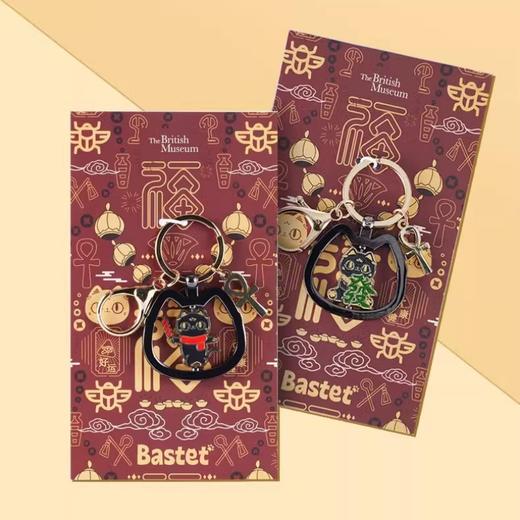 大英博物馆 盖亚·安德森猫和她的朋友们系列 财猫双全 糖葫芦旋转挂件钥匙扣 商品图3