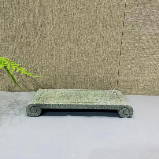 长方形青石书卷底座 商品图0