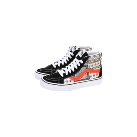 范斯VANS  SK8-Hi Reissue 男女款轻便时尚印花高帮帆布鞋