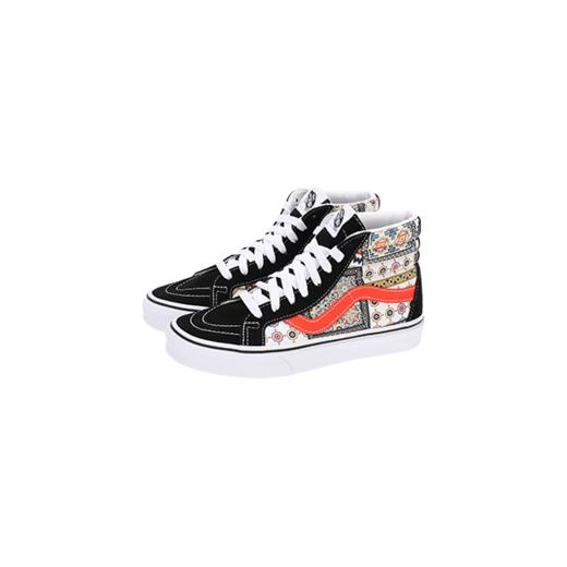 范斯VANS  SK8-Hi Reissue 男女款轻便时尚印花高帮帆布鞋 商品图0