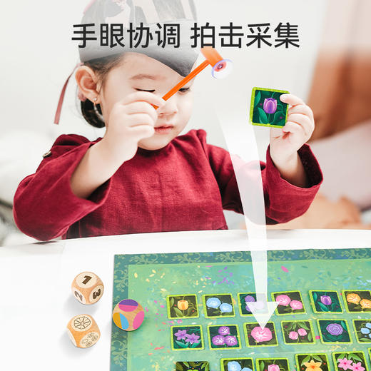 *企鹅爸爸拍拍花店颜色认知逻辑思维反应能力锻炼儿童亲子互动益智桌游玩具 商品图3