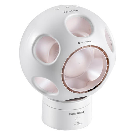 松下（Panasonic）无叶风扇 清风球台式落地风扇轻音无风感 搭载纳诺怡去异味 多角度送风大 珍珠粉面积覆盖F-AM50WC-W 珍珠粉 商品图8