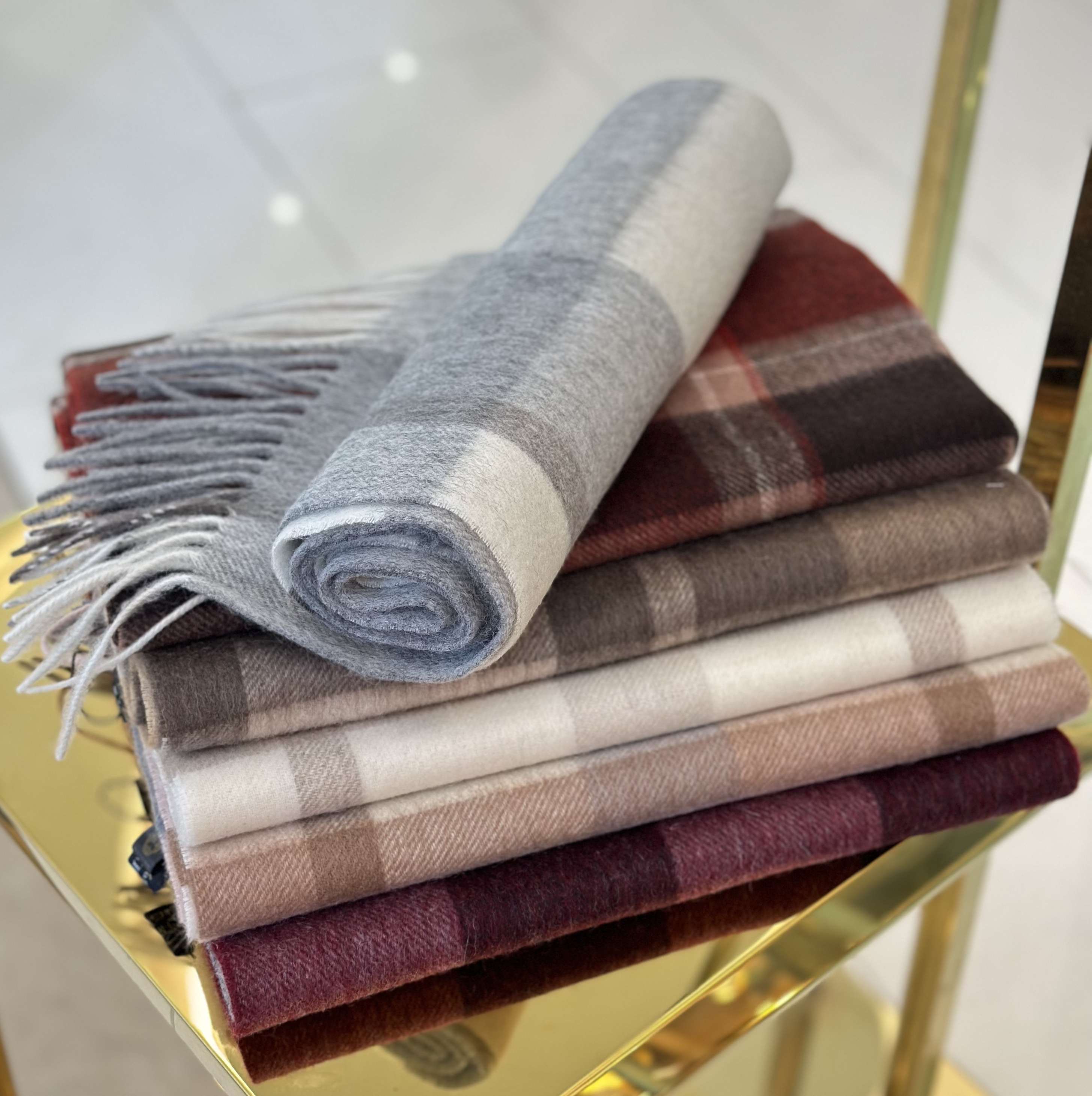 优品堂《自成一格》绵羊毛长巾