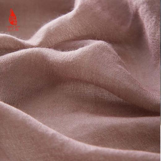 SAINTJOY/上久楷 羊绒围巾  披肩  羊绒缎纹风清月白长披肩 PJS23016 商品图7