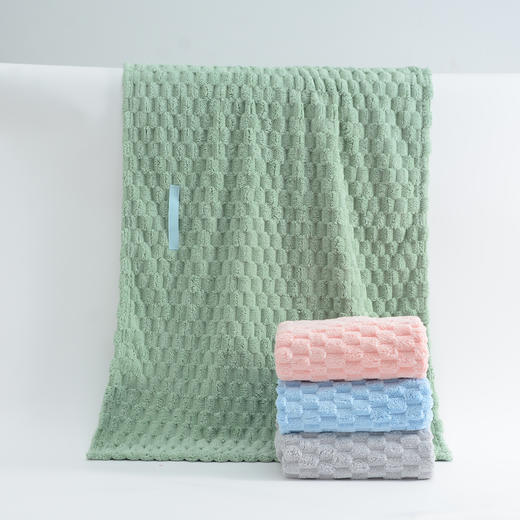 洁丽雅加大干发巾超强吸水速干加厚新款强吸水大号包头发干发毛巾 商品图4