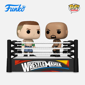 Funko POP! Moment WWE Cena vs Rock摔角WWE场景约翰·塞纳vs巨石强森手办 61463