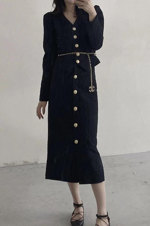 Le Malene 气质单排扣提花套装 17216 商品图1