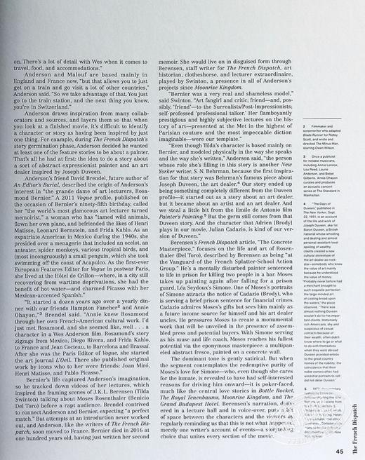 【中商原版】韦斯 安德森系列 法兰西特派 电影设定集 英文原版 The Wes Anderson Collection The French Dispatch 商品图6
