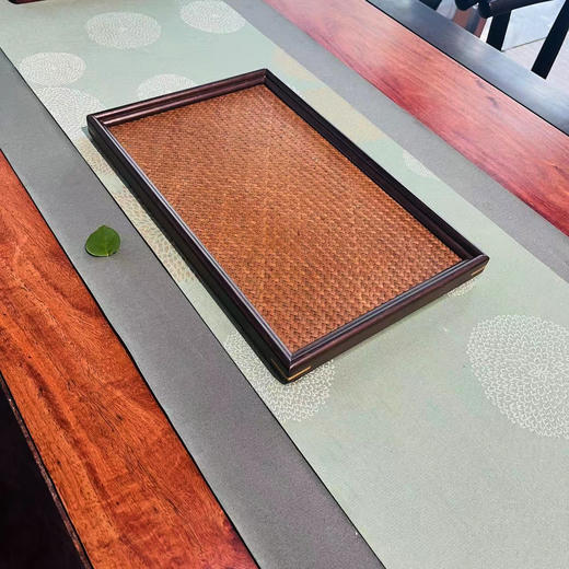 23cm竹编茶盘 商品图1