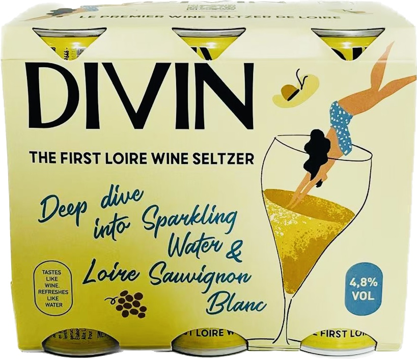 葡萄酒香气泡配制酒250毫升x6瓶 DIVIN The First Loire Wine Seltzer 8515155