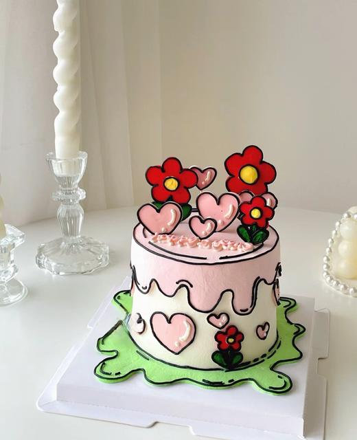 二次元绘画蛋糕 商品图0