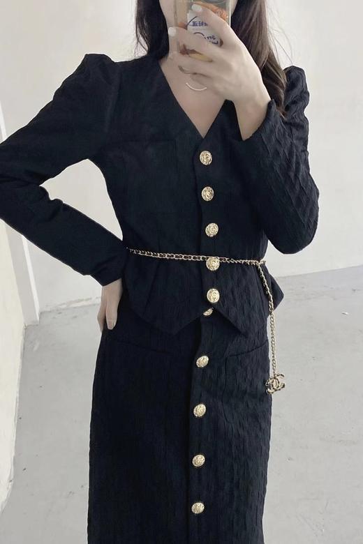 Le Malene 气质单排扣提花套装 17216 商品图2