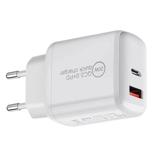 双口pd+qc3.0 20W双口迷你快充PD20W充电器适用于手机电脑通 商品图3