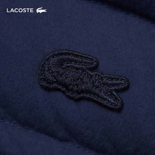 【海南专供价】Lacoste法国鳄鱼男装新款时尚连帽鹅绒羽绒服外套BH8537-98 商品图3