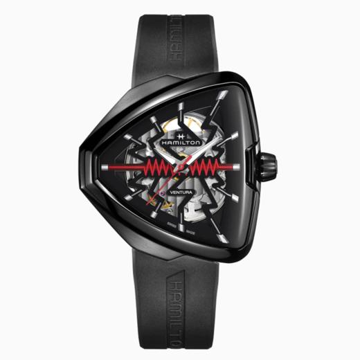 汉米尔顿 Hamilton 探险系列猫王80周年纪念版镂空自动腕表 H24535331 商品图0