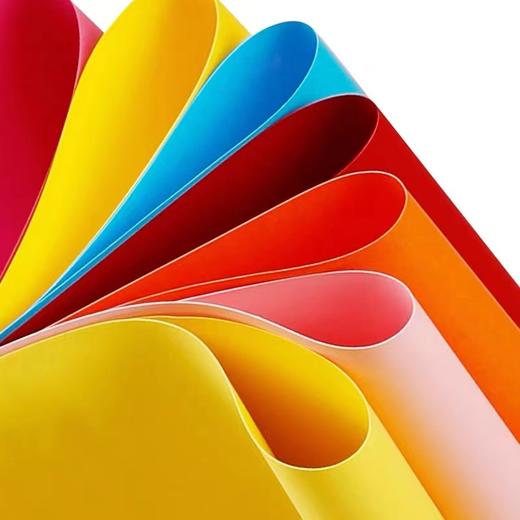 彩色A4硬卡纸250g1张卡纸手工纸彩纸剪纸折纸绘画纸多色加厚儿童叠纸书美术制作材料硬纸板 商品图1