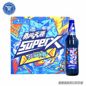 [啤酒]超级雪花勇闯天涯9度啤酒500ML*12瓶