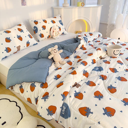 【应季好物】A类原棉双层纱大豆被 商品图5