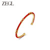 ZEGL设计师本命年龙系列红绳开口手镯女生2024年新款红色手饰镯子 商品缩略图0