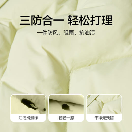 笛莎DESHA童装女童羽绒服2023冬季新款时尚翻领收腰长款羽绒服 商品图2