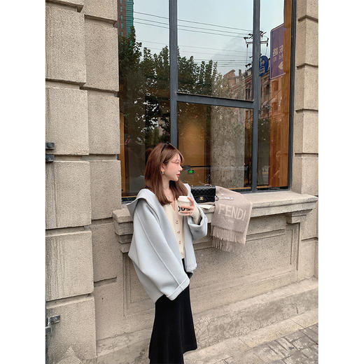 金蘑菇菇 玫瑰与茉莉 羊毛穿搭组 / 冬天一起穿这套! 针织两件套 商品图2