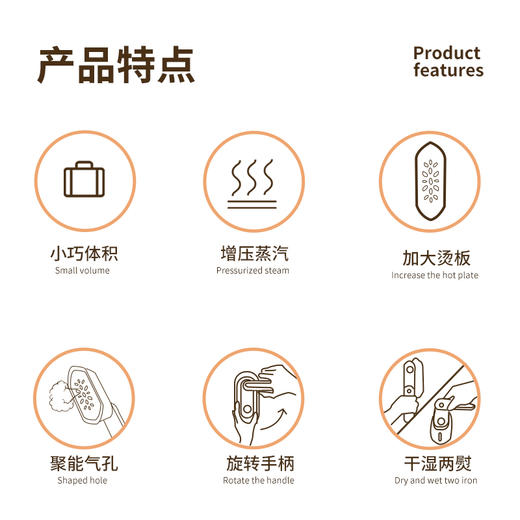 【自营】谷格（GUGE）手持蒸汽电熨斗 G28A 商品图1