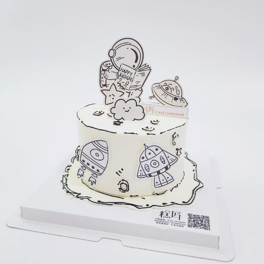 太空人二次元蛋糕 | 糕匠 商品图3