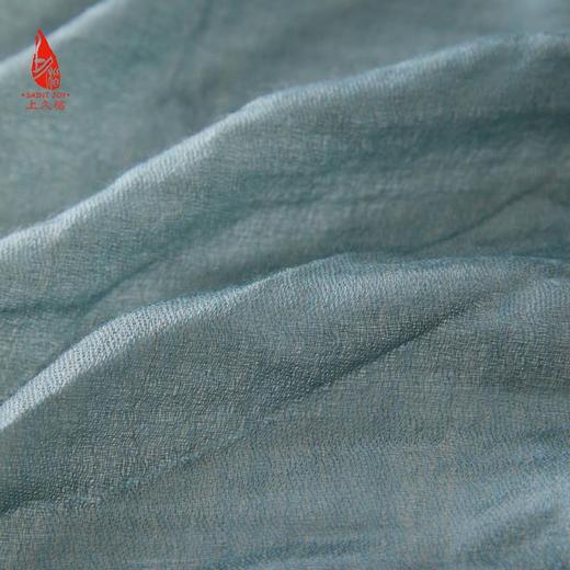 SAINTJOY/上久楷 羊绒围巾  披肩  羊绒缎纹风清月白长披肩 PJS23016 商品图5