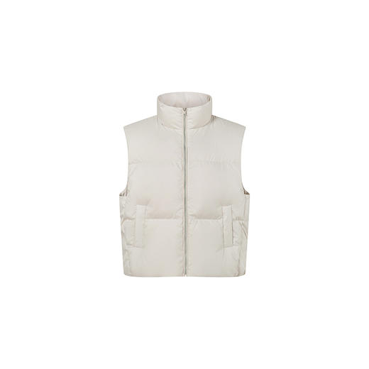 HeyDress立领羽绒马甲女秋冬宽松休闲保暖白鸭绒背心叠穿无袖外套 商品图4