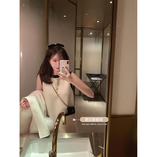 金蘑菇菇 日落奏鸣曲 小黑裙线/ 年末惊艳组！复古惊艳年会连夜裙 商品图4