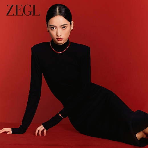 ZEGL设计师本命年龙系列红玛瑙串珠手链女红色新年属龙手串手饰品 商品图2