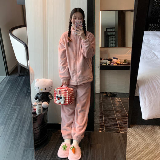 超IN 仙女暖暖套装New! 软糯舒适 高克重熊猫绒材质 可外穿不挑身材 减龄！ 这个冬天暖暖的 商品图4