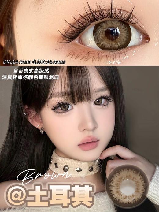 doragina 斯里蓝/土耳其棕/马德栗/慕尼灰 14.5mm 半年抛 含硅水凝胶 商品图2