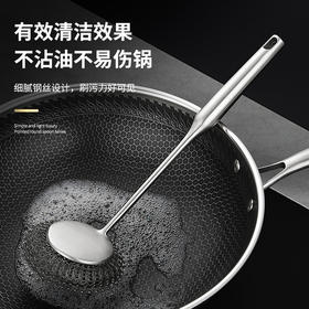 「340不锈钢刷！送钢丝球」不锈钢锅刷家用厨房洗锅刷洗碗刷专用长柄不掉丝钢丝球锅刷用品