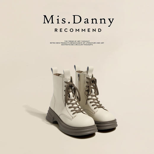 不挑脚型【增高显瘦❗️中筒马丁靴】百搭耐看，甜妹辣妹女新款英伦风复古增高靴子女春秋单靴厚底时尚短靴 商品图3