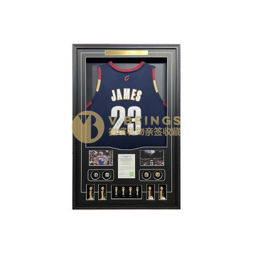 收藏系列 詹姆斯 骑士队23号蓝色 亲笔签名球衣 商品图0