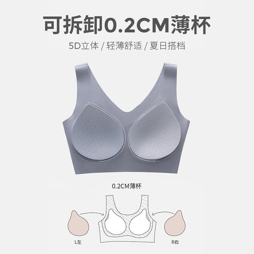 新年好物！！【无尺码！无束缚】新款无尺码美背内衣女薄款，大胸显小无痕无钢圈 背心式运动内衣文胸，舒适轻盈 美背因你而生 商品图1