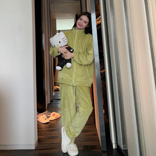 超IN 仙女暖暖套装New! 软糯舒适 高克重熊猫绒材质 可外穿不挑身材 减龄！ 这个冬天暖暖的 商品图5