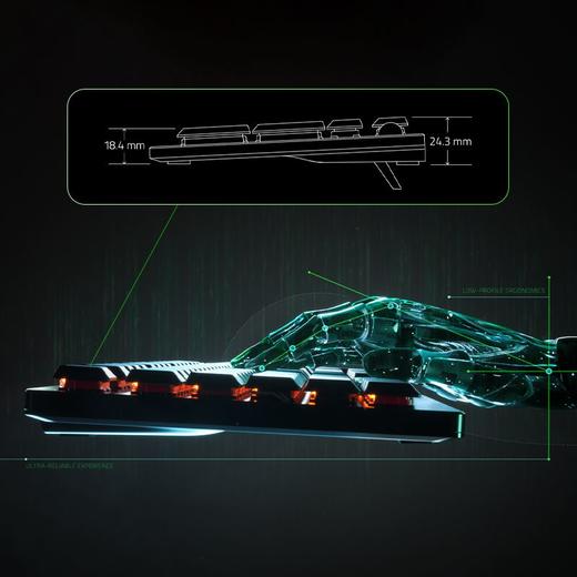 Razer雷蛇噬魂金蝎V2机械键盘【雷蛇官方直营，3年有限质保】 商品图2