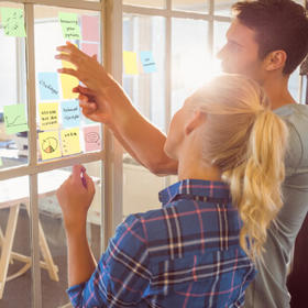 得力（deli）100张便利贴76*76mm备忘便签纸易撕好贴记事贴/自粘笔记本本子（混）学习办公用品7156