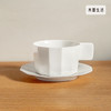 纯白方耳咖啡杯 商品缩略图0